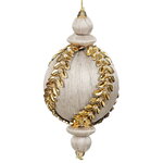 Винтажная елочная игрушка Royal - Silver Romance 8 см 