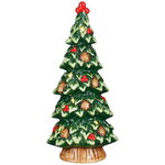 Новогодняя фигурка Елка Элен - Buone Feste 32 см