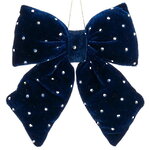 Бант на елку Bomont - Crystal Elegant 17*15 см синий