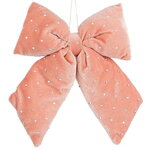 Бант на елку Bomont - Crystal Elegant 23*20 см пудровый