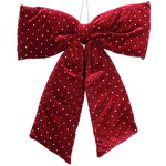 Бант на елку Bomont - Crystal Elegant 50*39 см бордовый