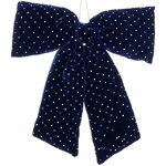 Бант на елку Bomont - Crystal Elegant 50*39 см синий