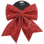 Бант на елку Feira 24*20 см алый