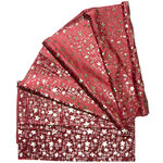 Новогодняя дорожка Vellure Rosso - Звёздочки 270*48 см