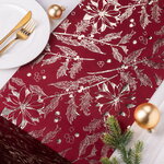 Новогодняя дорожка Vellure Rosso - Остролист 270*28 см
