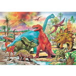 Пазл Динозавры, 100 элементов