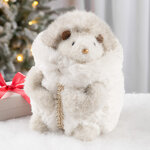 Декоративная фигурка Ежик Рон в шубке - Warm heart 16*14 см