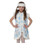 Карнавальный костюм Снежинка нарядная, рост 122-134 см