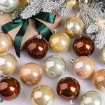 Коллекция пластиковых шаров Salute - Эдемские Цветы 6 см, 16 шт