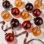 Елочные шары Bubble: Карамельная Фантазия 6 см, 15 шт, стекло