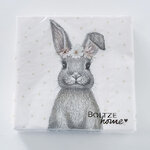Бумажные салфетки Кролик Марта 17*17 см, 20 шт