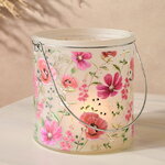 Подвесной стеклянный подсвечник Futrone Flowers 12 см 