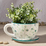 Керамическое кашпо Чашка Лаймена 22*17 см