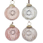 Набор стеклянных шаров Ла Монфюрон 8 см, 8 шт