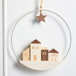 Декоративное панно Улочка Хагерстена 25 см