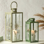 Набор подсвечников-фонарей Кэшендейл 25-36 см, 2 шт