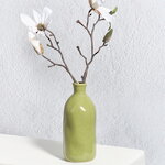 Керамическая ваза-бутылка Фуэнте-Аламо 15 см оливковая