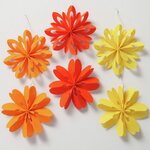 Набор подвесных украшений Autumn Flowers 20 см, 6 шт
