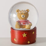 Снежный шар Медвежонок Арчи - Уютная Зима 13 см