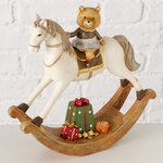 Новогодняя фигурка Лошадка-качалка: Winter Dreamers 22 см