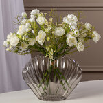 Искусственный букет Ранункулюсы Noelia 40 см белый