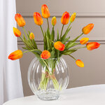 Силиконовые тюльпаны Амадеус 5 шт, 40 см