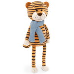 Мягкая игрушка Тигр Санни в голубом шарфе 21 см