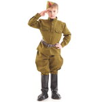 Детская военная форма Солдат в галифе, рост 122-134 см