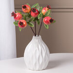 Искусственная ветка Гранат Шароли Фогли 33 см красная