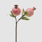 Искусственная ветка Гранат Sharoli 33 см розовая