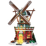 Композиция Ветряная мельница, 30*22 см, движение, подсветка