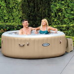 Надувной спа бассейн джакузи Intex 28426 PureSpa Bubble 196*71 см, аэромассаж