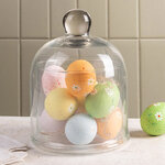 Конфетница с крышкой Leyton 18 см, стекло