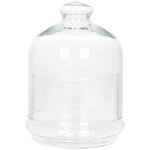 Конфетница с крышкой Leyton 18 см, стекло