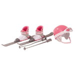 Лыжи для куклы 46-50 с аксессуарами 8 предметов