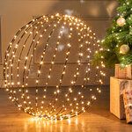 Светодиодный шар Cielo Stellato 60 см, 400 теплых белых LED ламп, таймер, IP44