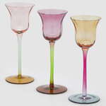 Стеклянные подсвечники - бокалы Avanguardia della Notte 20 см, 6 шт