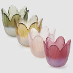 Стеклянные подсвечники Bellflower 8 см, 4 шт