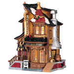 Магазин шоколада Lucys Chocolate Shop 18*14 см, подсветка