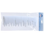 Новогодняя растяжка Сосульки Севера 180*15 см