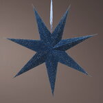 Светильник звезда из бумаги Velvet Ocean - Night Blue 60 см