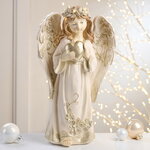 Фигурка с подсветкой Ангел Амора 40 см, 6 LED ламп, на батарейках, IP20