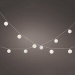 Светодиодная гирлянда Бумажный Шар 2.25 м, 10 теплых белых LED ламп, IP20