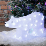 Светодиодная фигура Медведь из Арктик Виллидж 61*33 см, 50 LED ламп, IP44