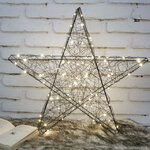 Светящаяся звезда Gold Coast - Star 60 см, 80 теплых белых Big&Bright LED ламп, IP44