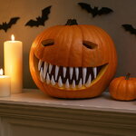 Зубы для тыквы на Хэллоуин 16 шт