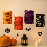 Набор украшений Хэллоуин - Бумажные Фонарики 25*15 см, 4 шт