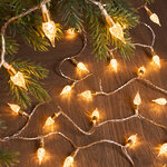 Светодиодная гирлянда Vintage Lights 24 м, 240 теплых белых LED ламп, прозрачный ПВХ, контроллер, таймер, IP20