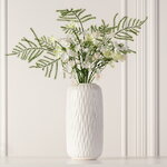 Искусственный букет Wild Flowers - Белые Росы 43 см