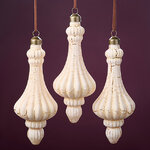 Елочные игрушки Screpolarsi - Ninfeo 17 см, 3 шт, стекло